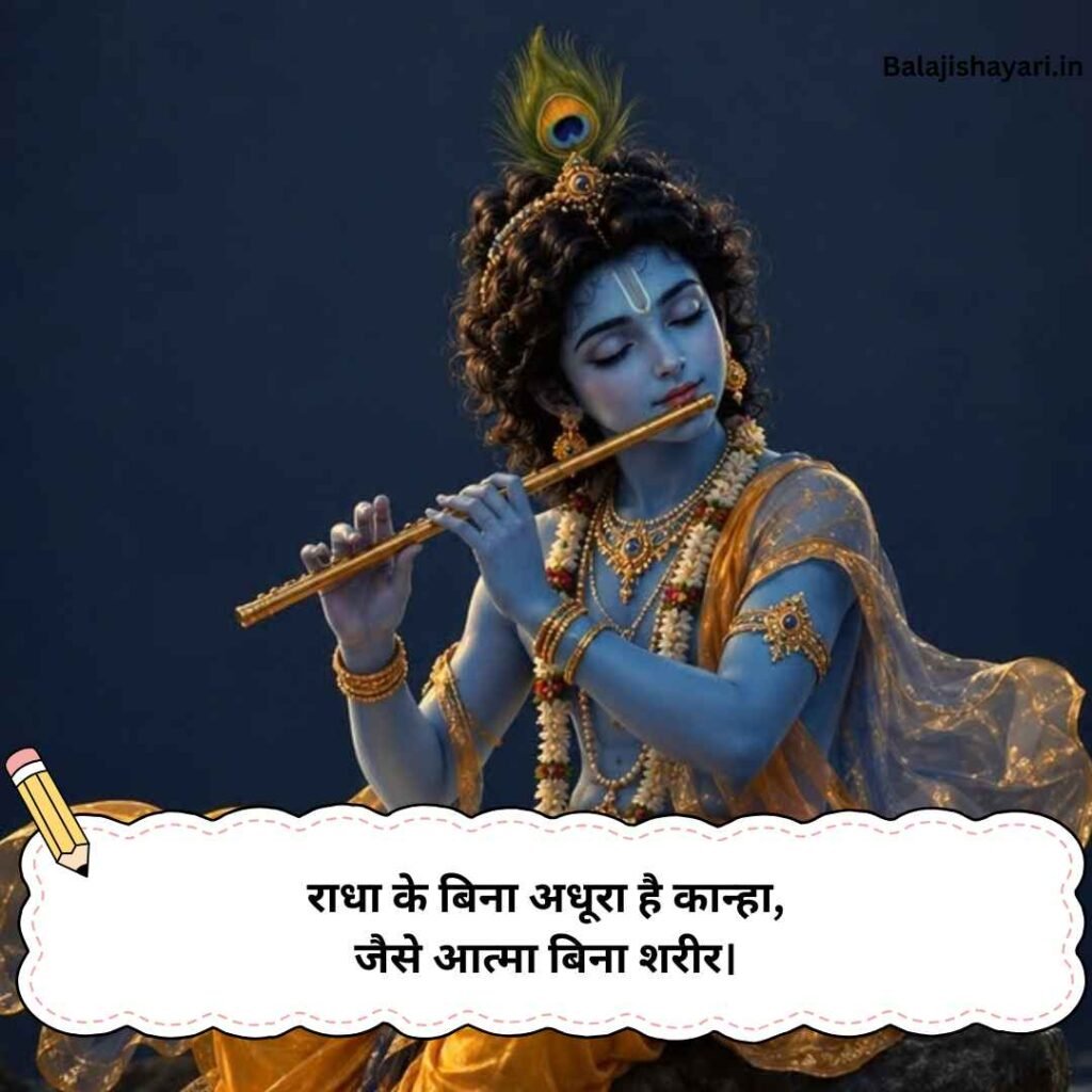 Krishna shayari in hindi text