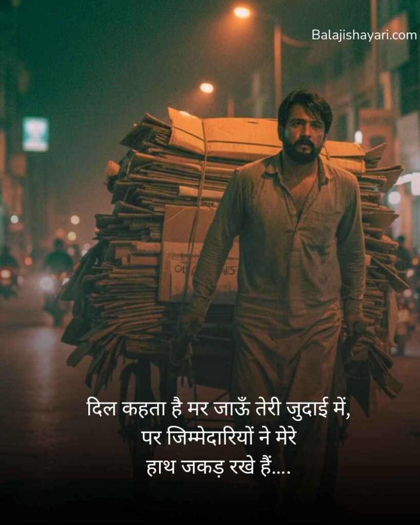 Ghar ki jimmedari shayari
