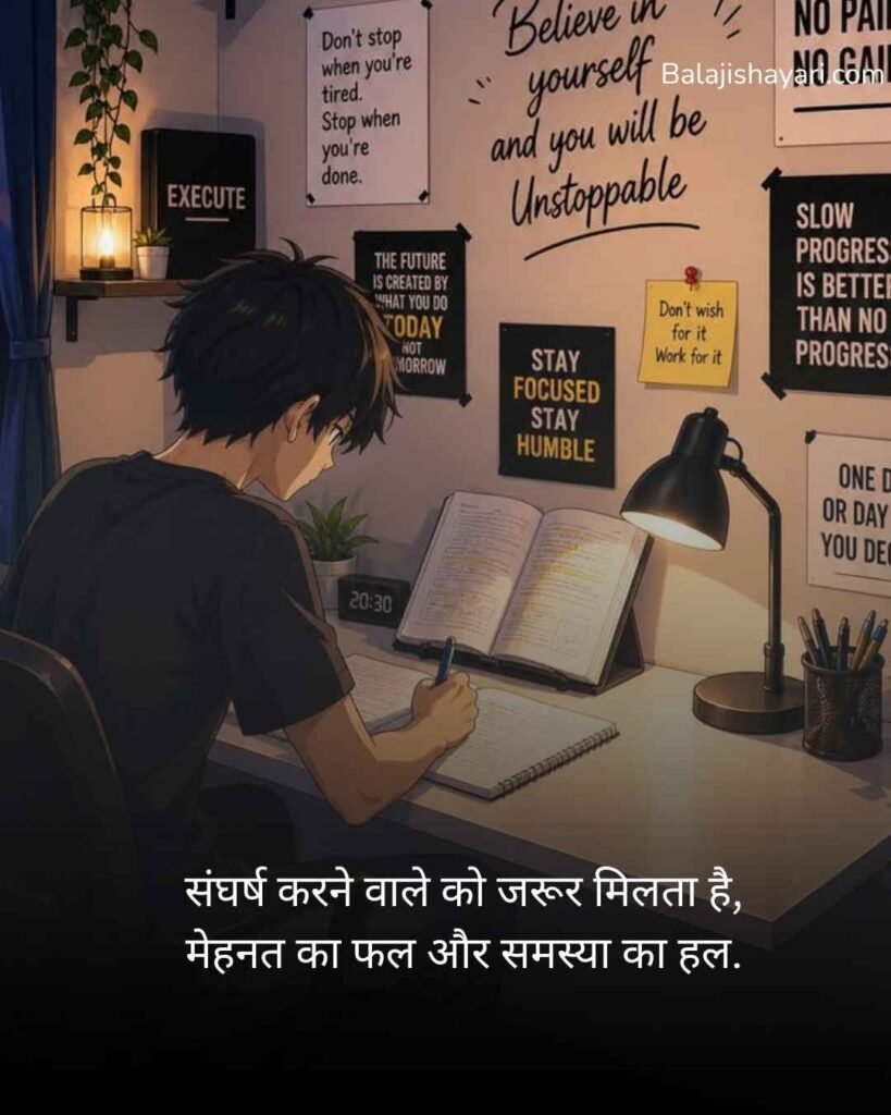 Sangharsh padhai shayari